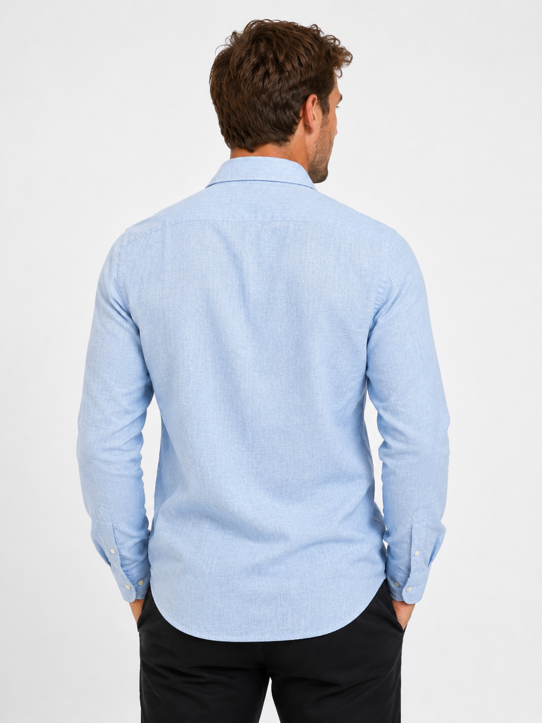 Paul Miranda Linen Shirt Cielo