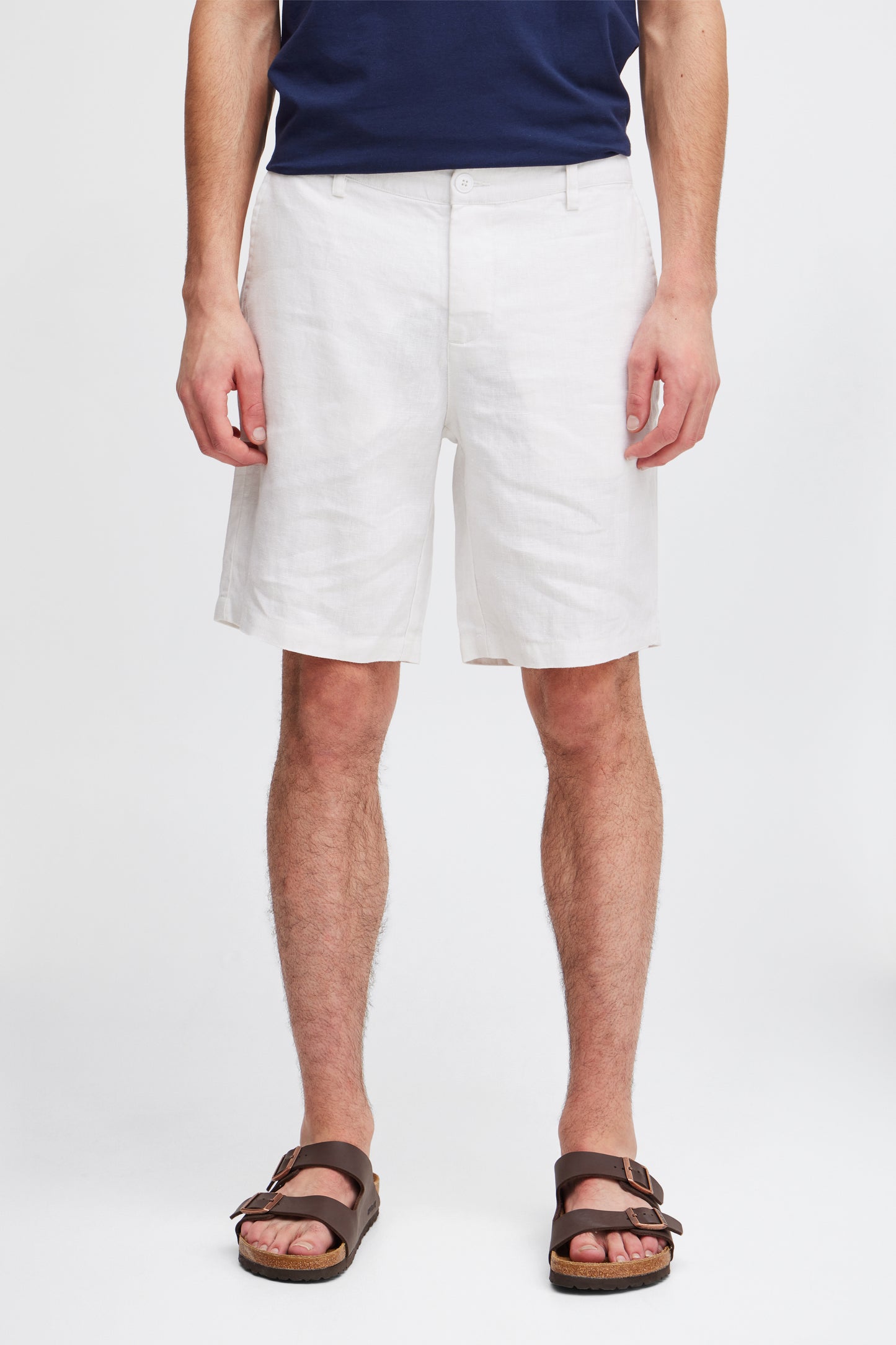 Linen Shorts White 20505166 - CASUAL FRIDAYS