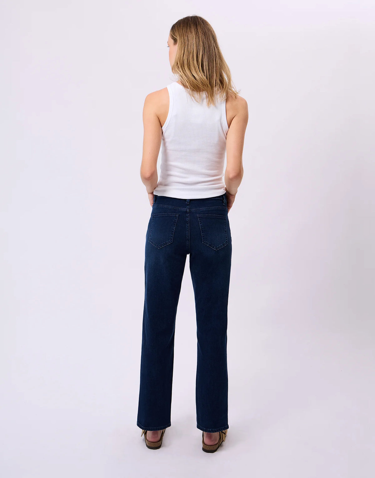 Emily Slim Classic Rise Jeans - Phoenix Dark Wash - Yoga Jeans