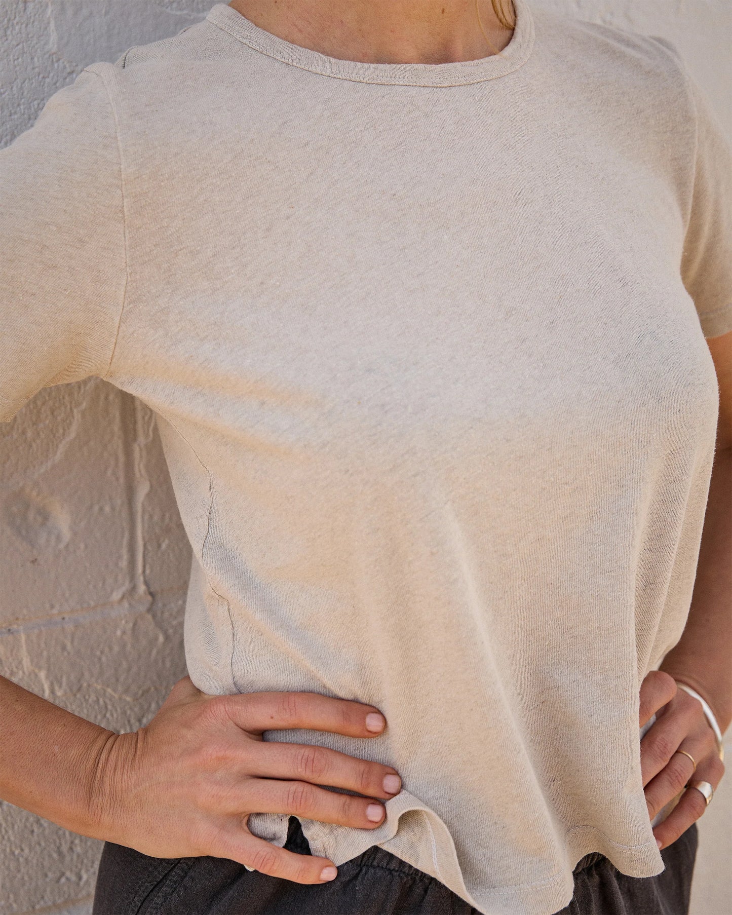 Women's Sun Tee / Bone - Alex Crane