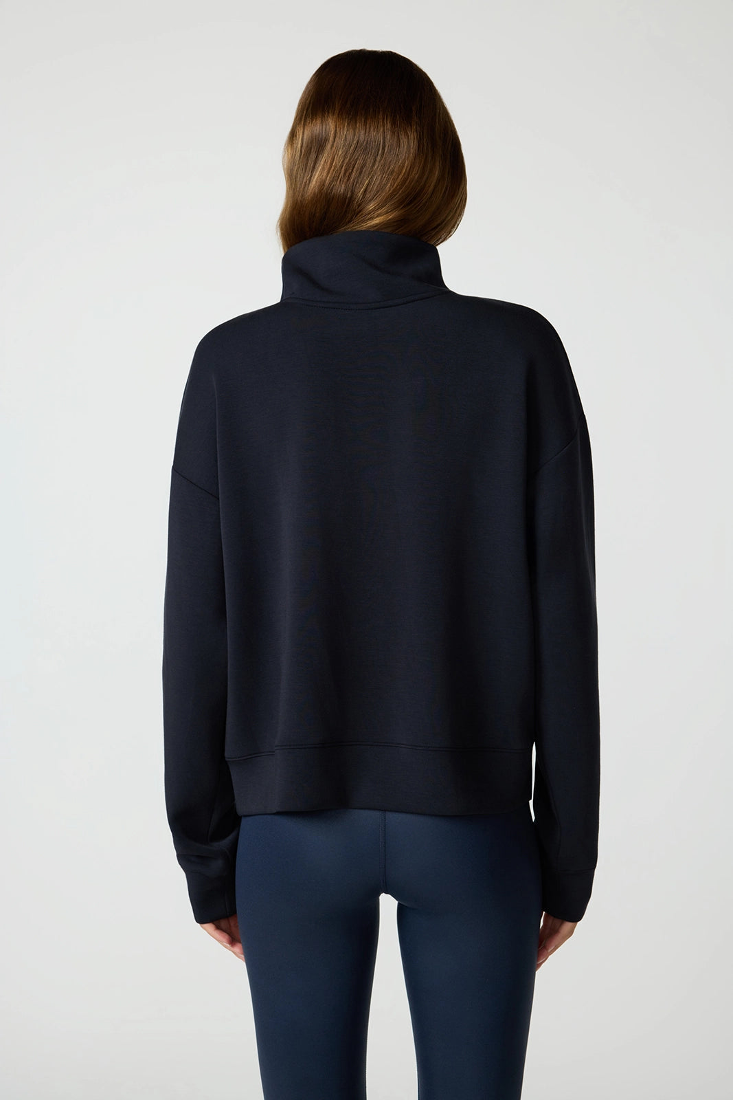 MPG Dreamweave Long Sleeve Quarter Zip - Black, alternate view