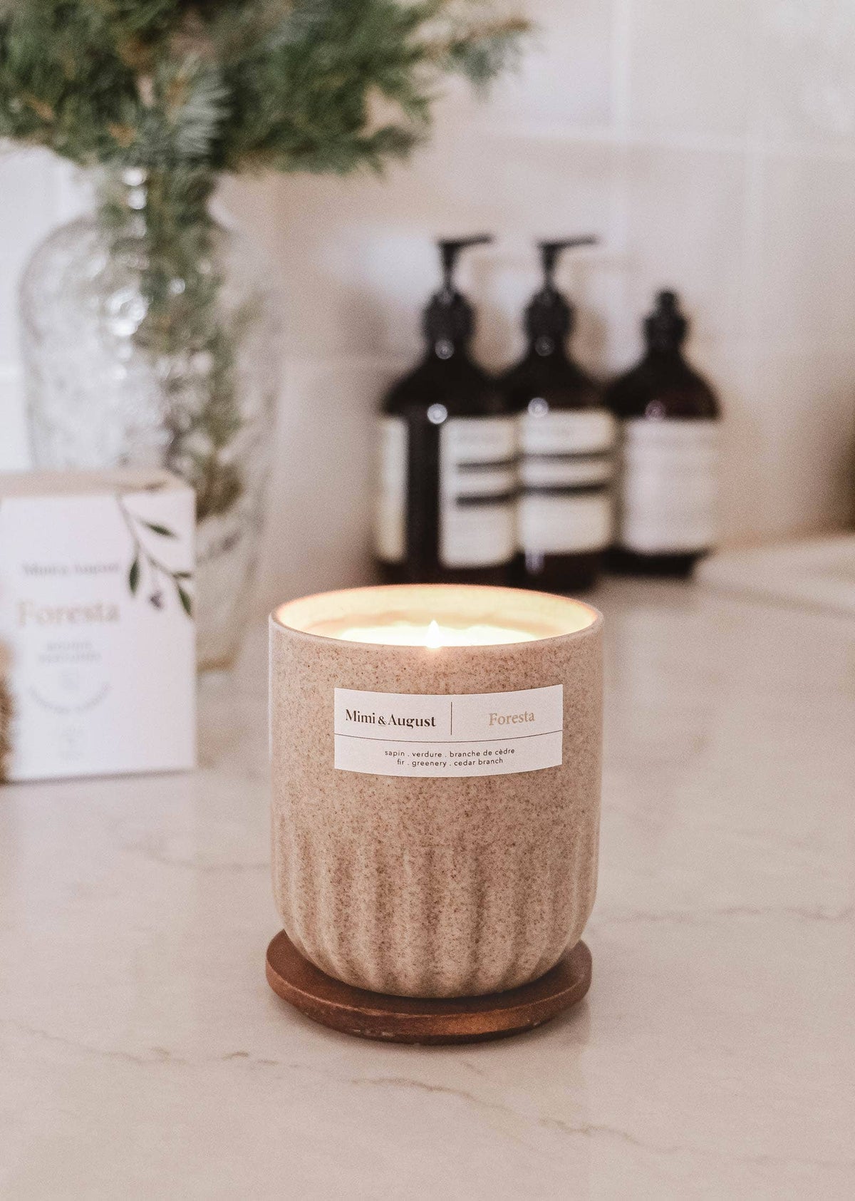 Foresta reusable candle: 5.5 oz
