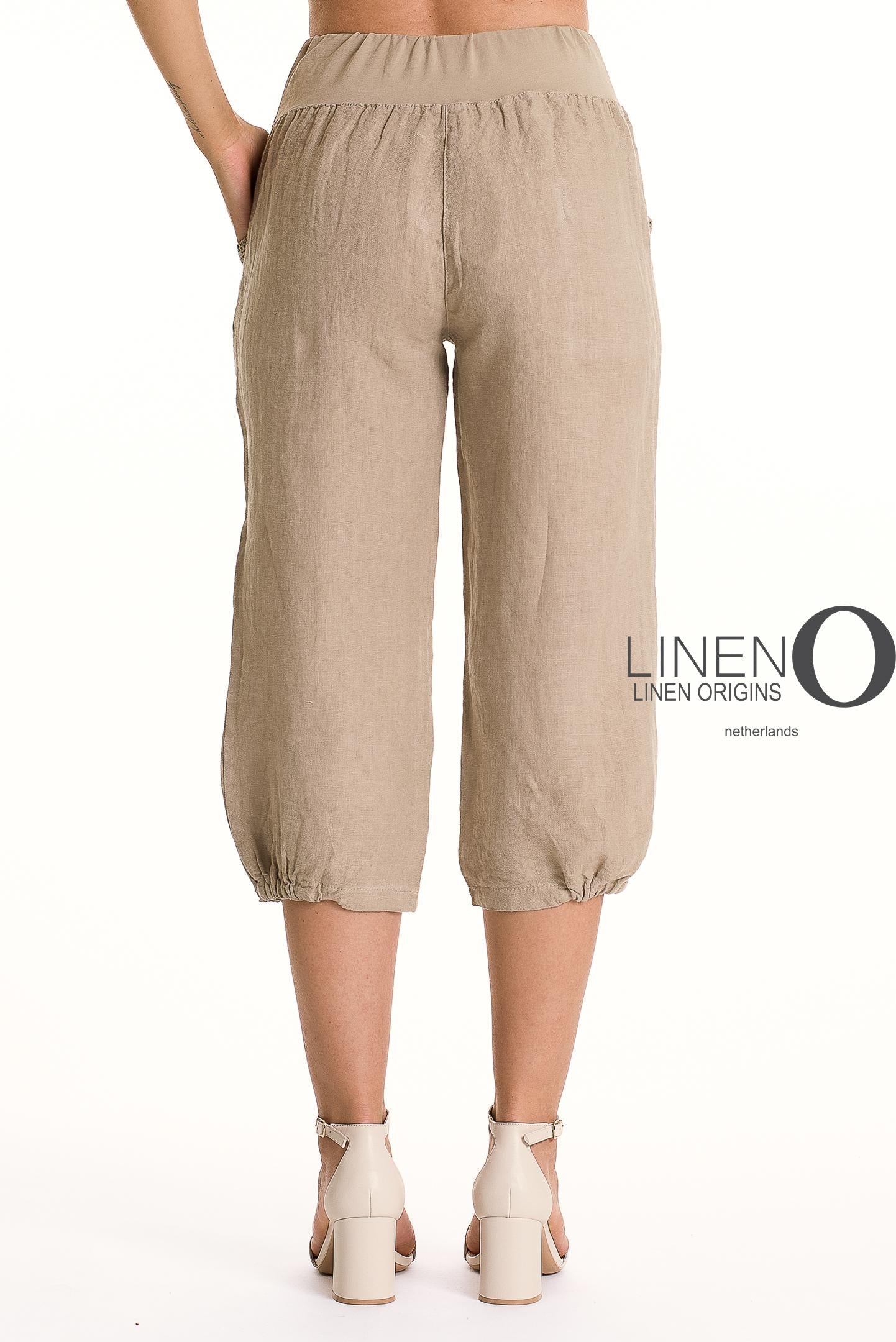 French Linen Capri PT878-148 Natural - LINEN O