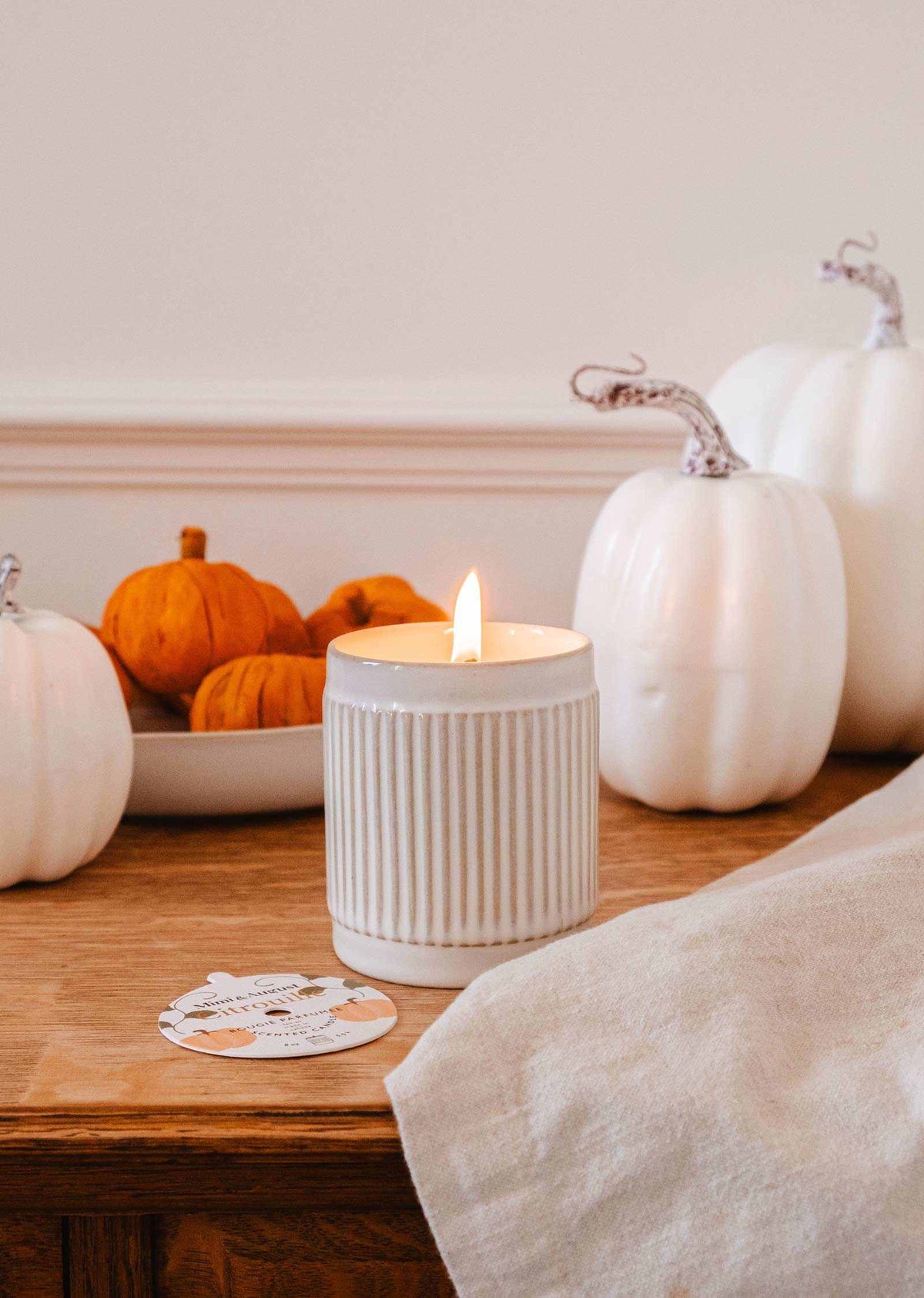 Citrouille- 8 oz Reusable candle