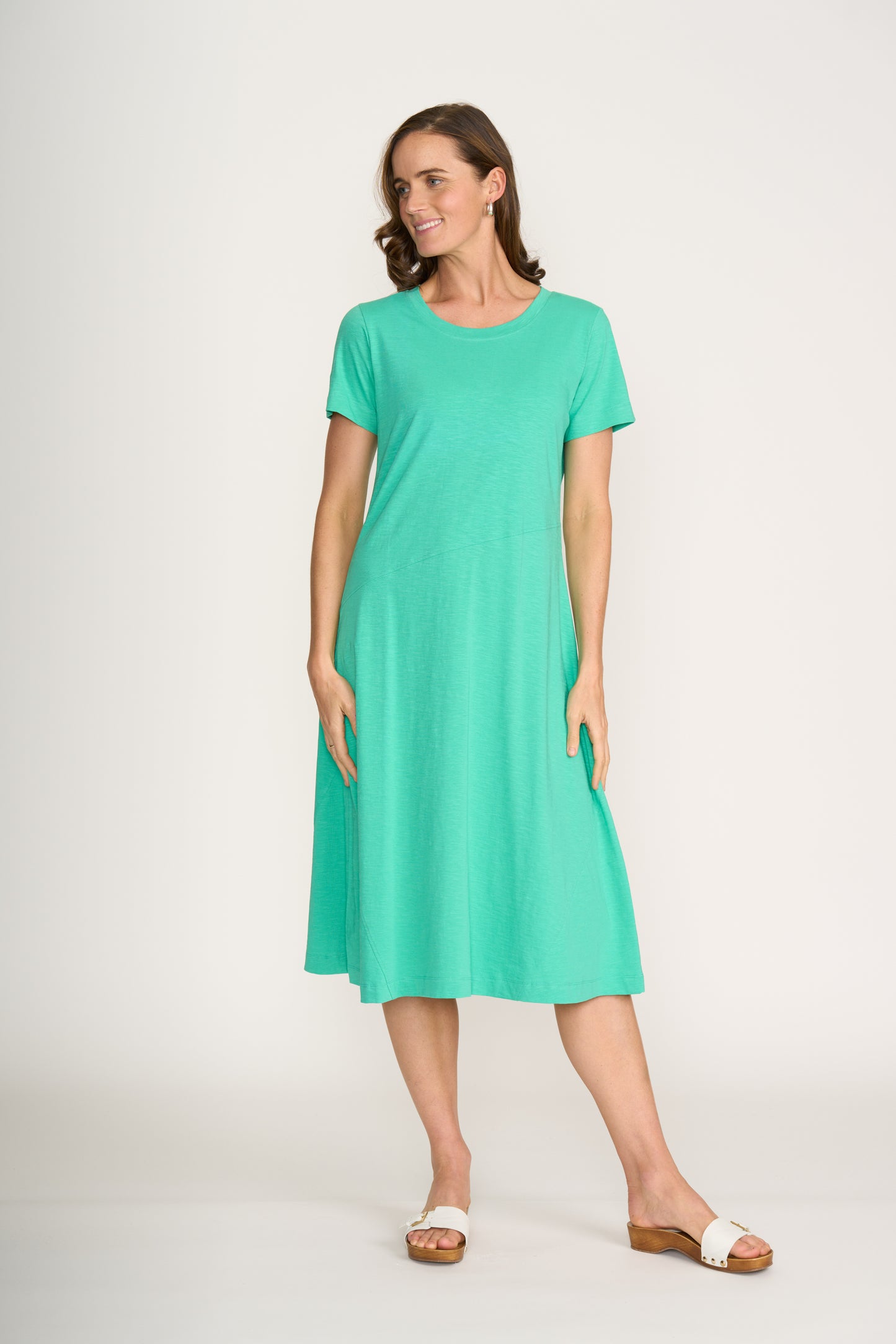 Stitch Together Dress FO8181 Aquamarine - FOIL