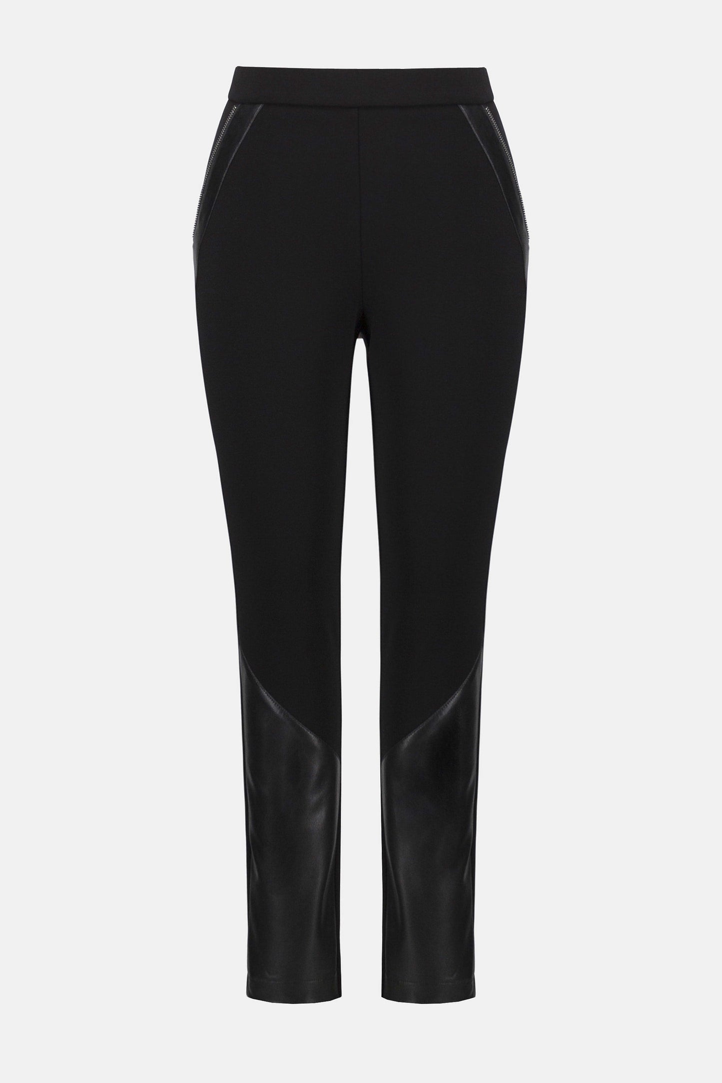 Heavy Knit and Leatherette Pull-On Legging 253078 - Joseph Ribkoff