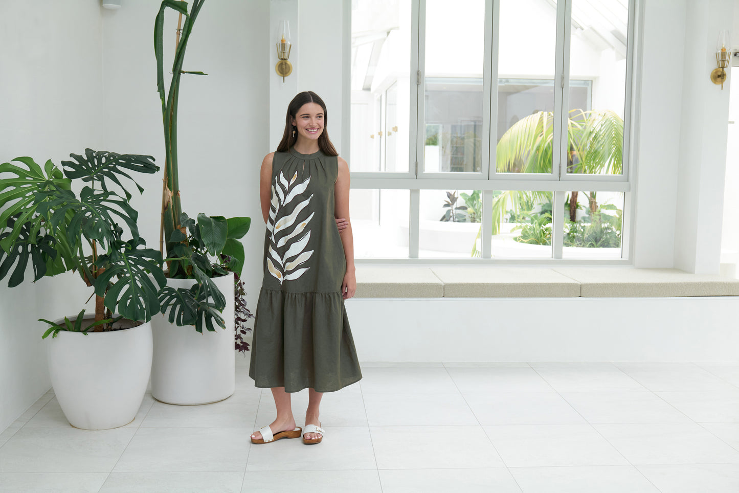 To The Max Dress FO8170 Palm Life - FOIL