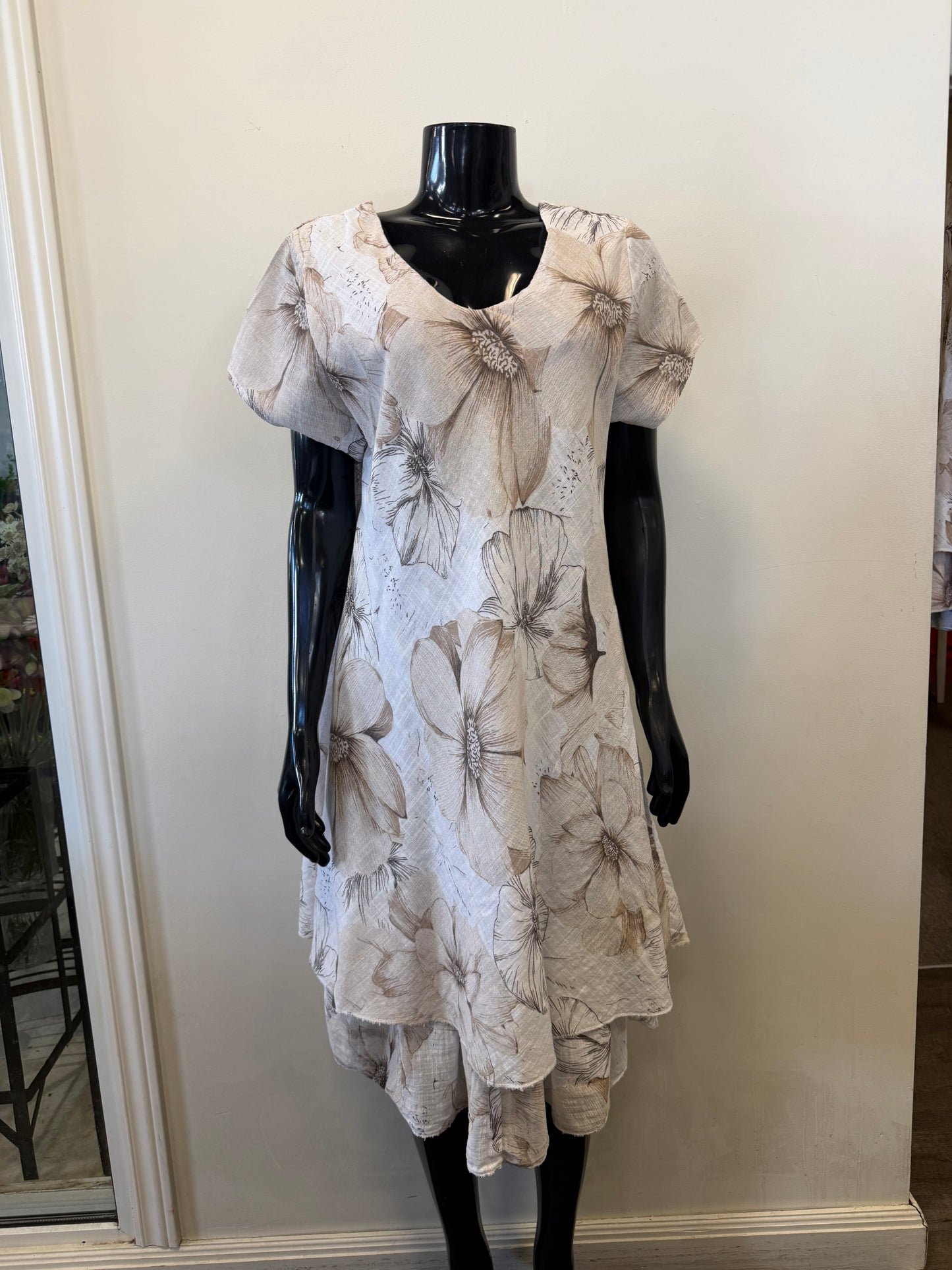 Dress 6859 Beige - Bella Amore