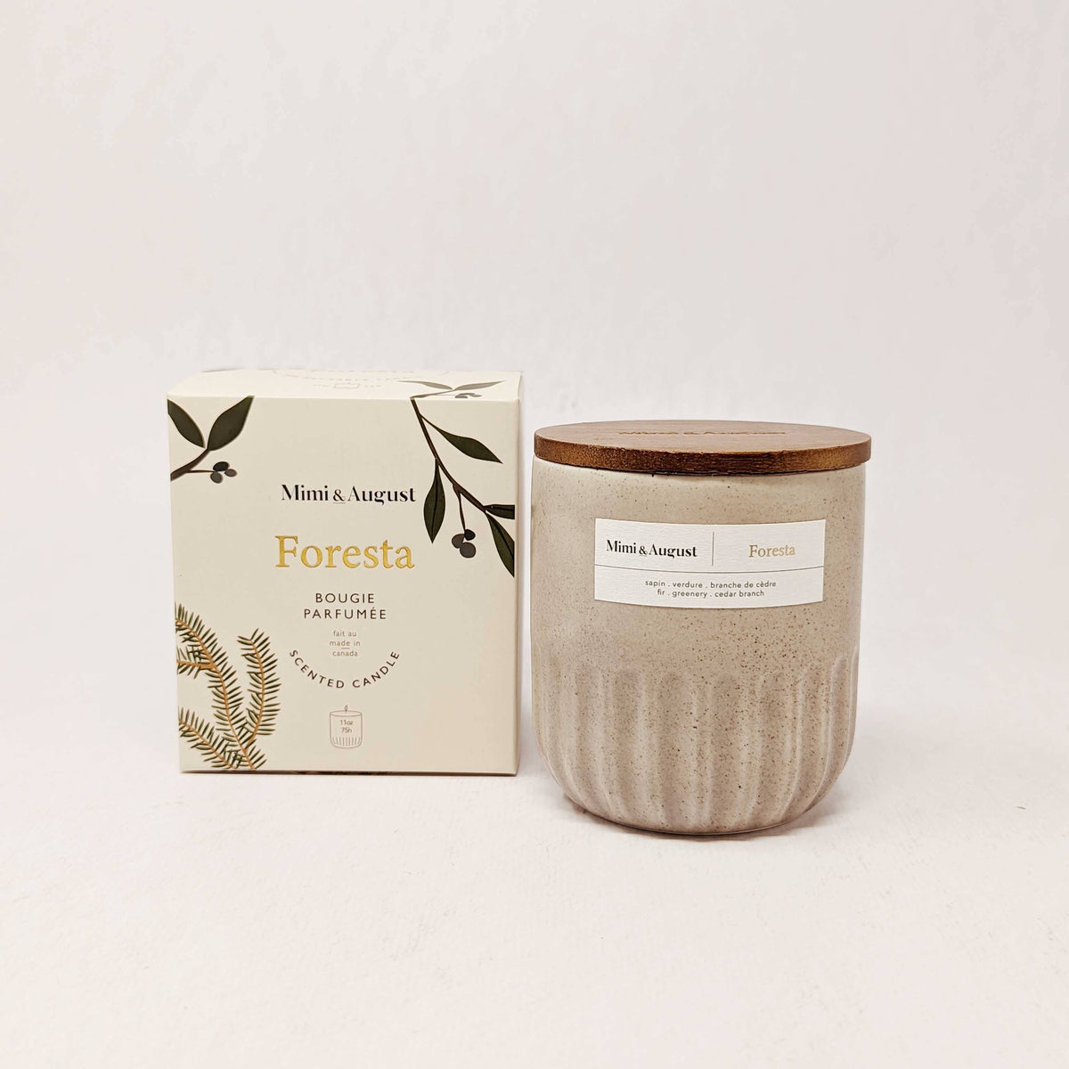 Foresta reusable candle: 5.5 oz