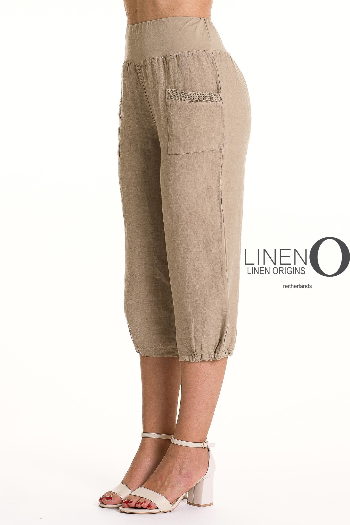 French Linen Capri PT878-148 Natural - LINEN O