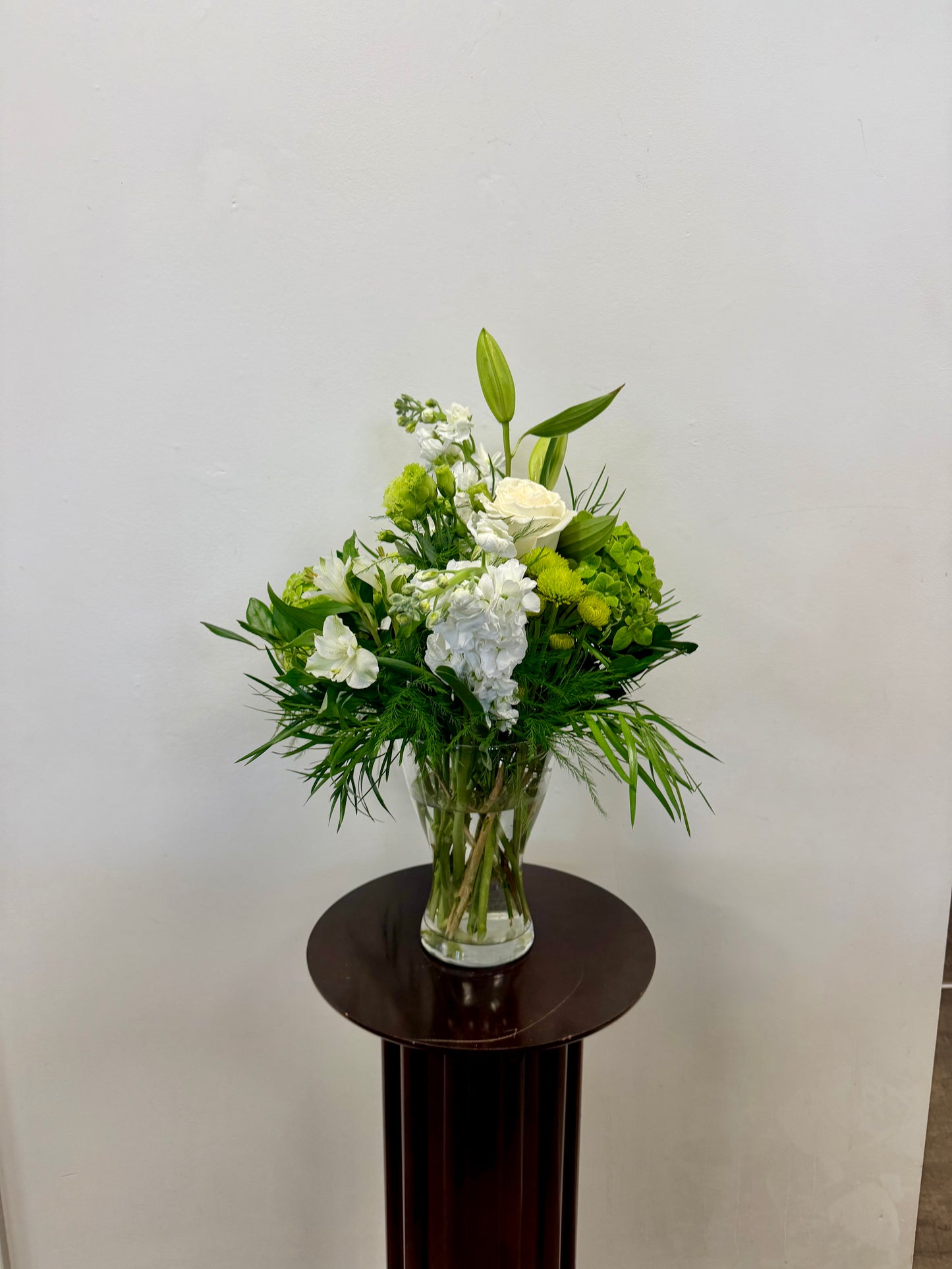Whites and Greens Vase
