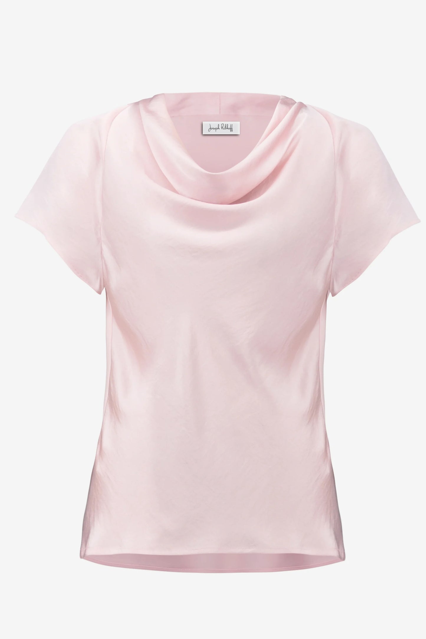 Recycled Satin Top With Cowl Neckline 261195 - Joseph Ribkoff