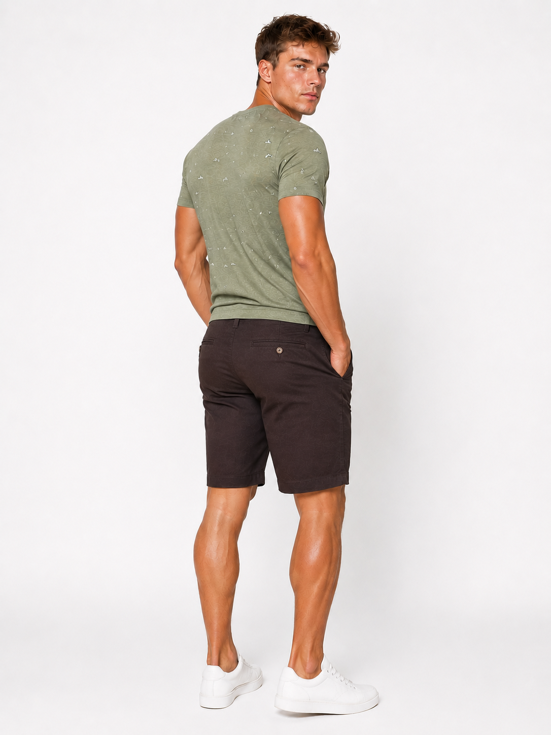 Silver Jeans Ashton Stretch Twill Walking Shorts - Black