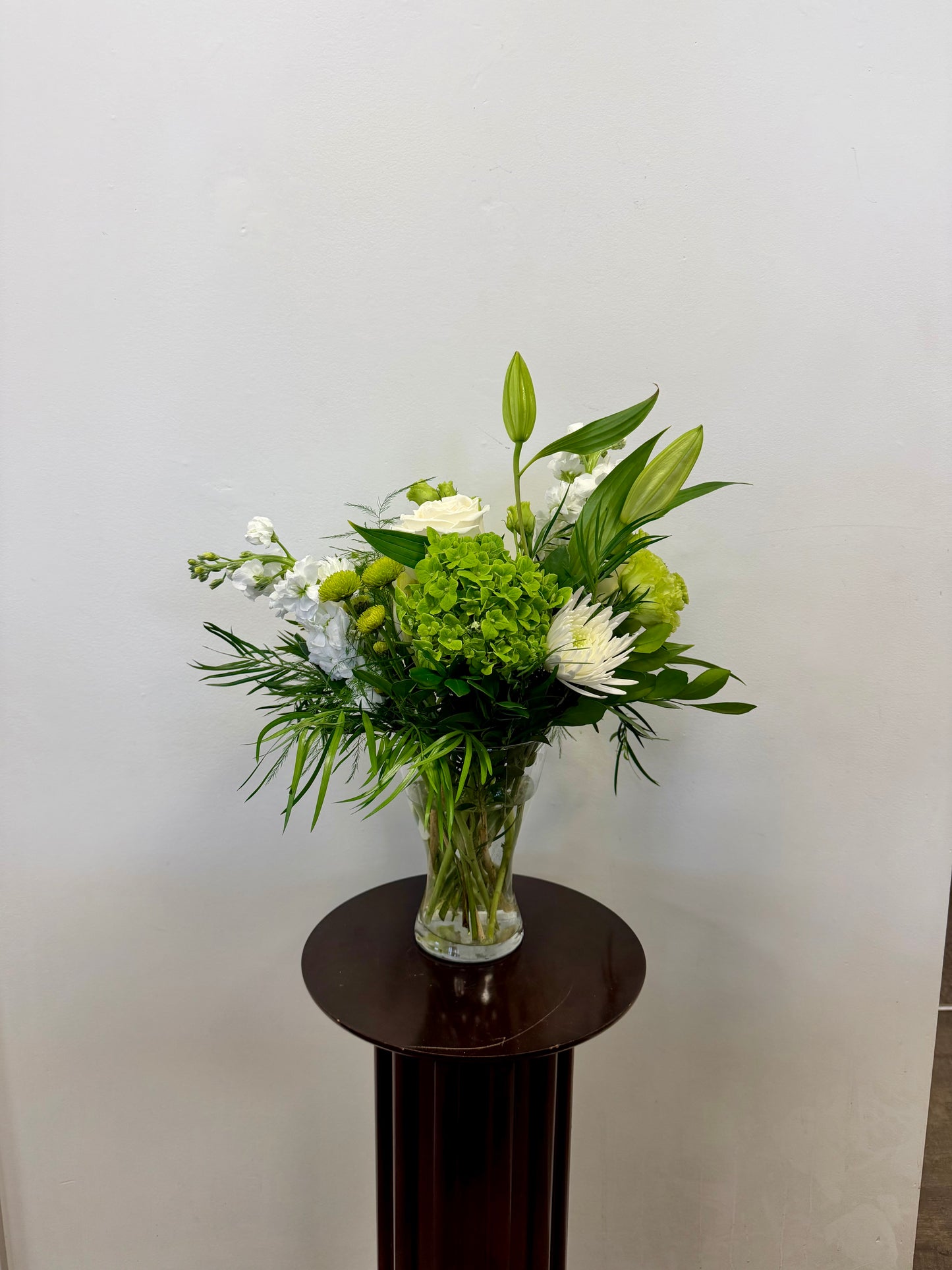 Whites and Greens Vase