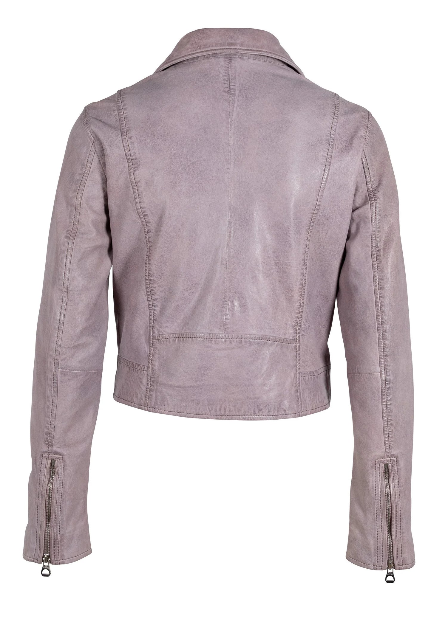 Julene RF Leather Jacket, Light Lavender - Mauritius Leather