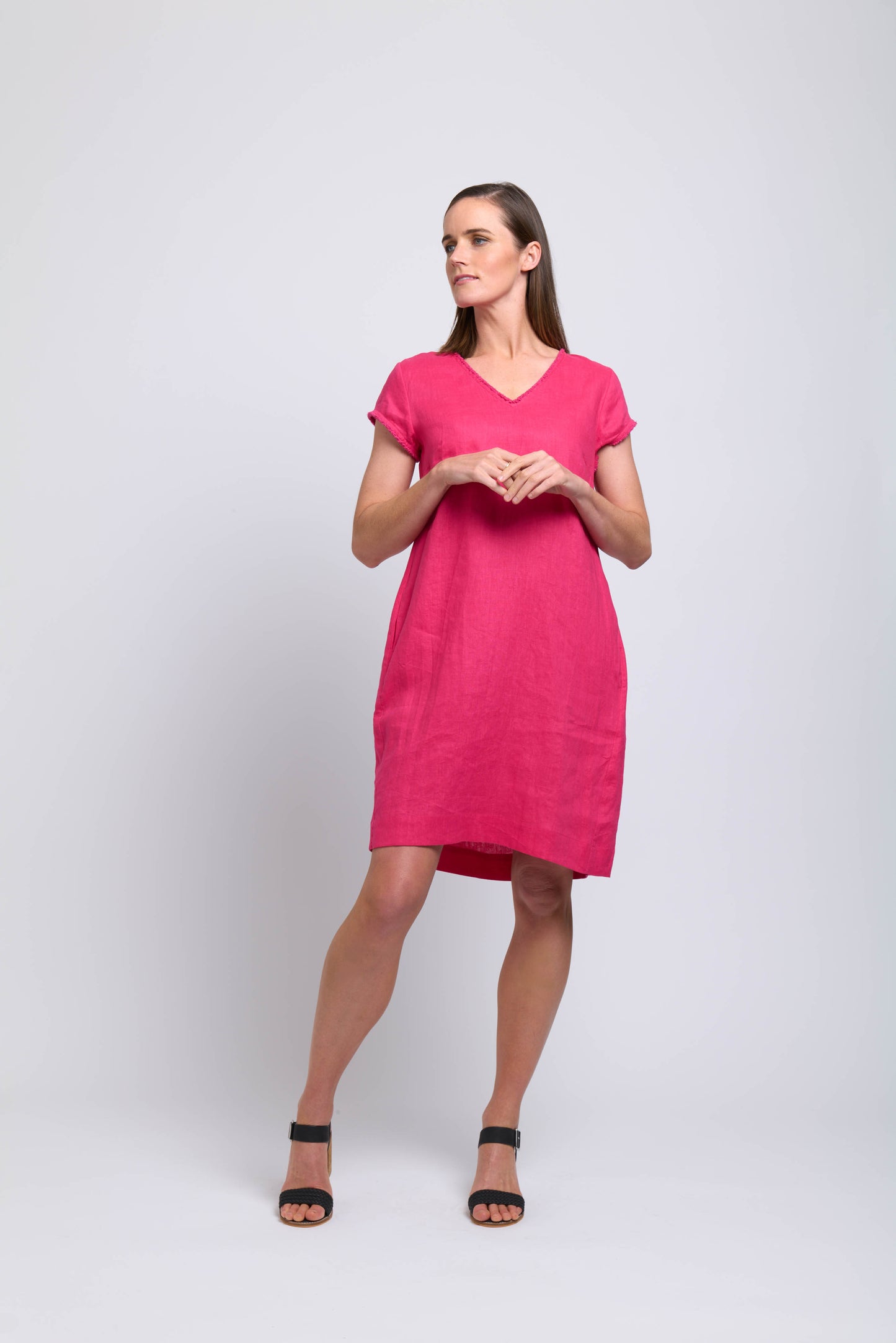 Fringe Festival Dress FO7907 Pink Flash - FOIL