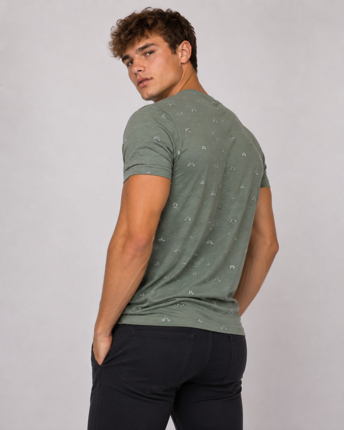 Men’s Cotton T-Shirt - GREEN