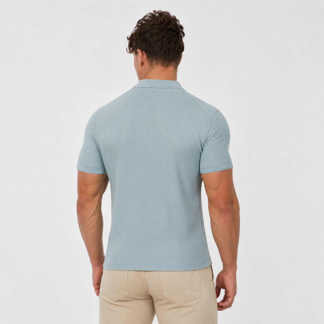 Polo Tarsh Short 2612-15050-2046 Dusty Blue - RAGWEAR