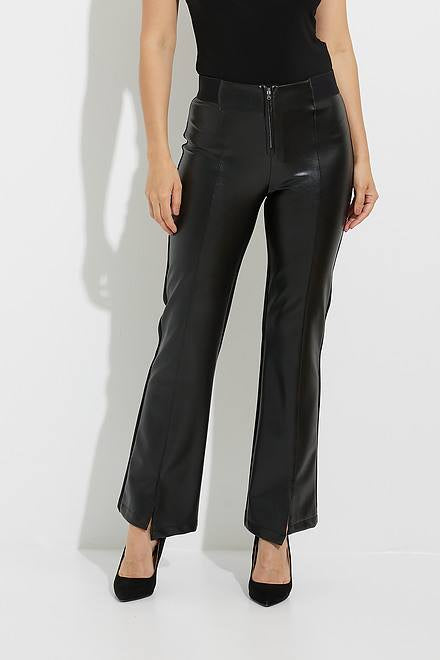 Leatherette Pants Style 224311 - BLACK Joseph Ribkoff