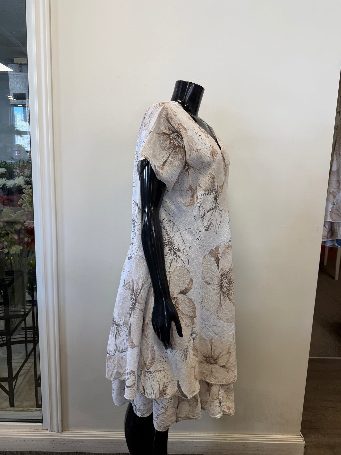 Dress 6859 Beige - Bella Amore