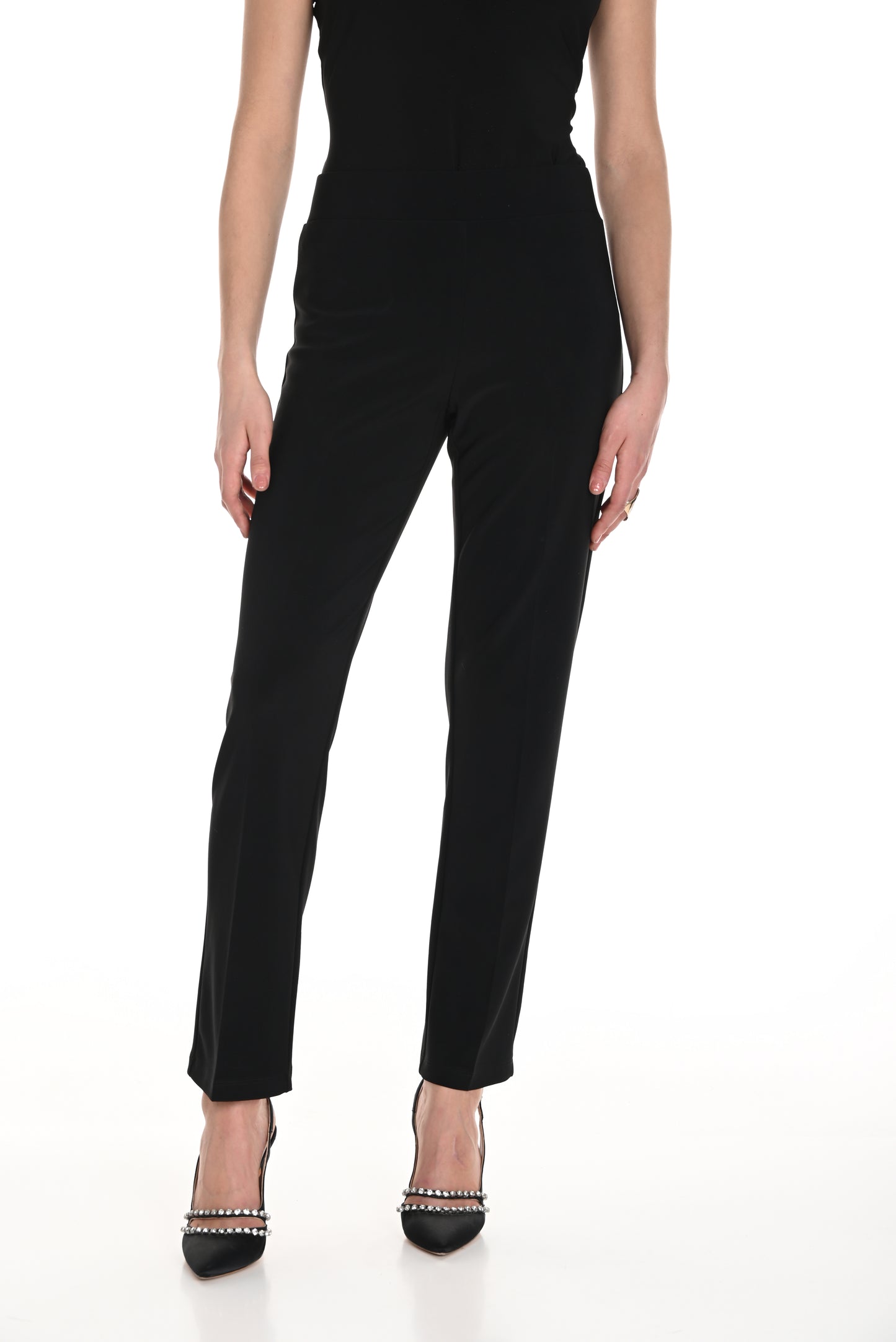 Bow Detail Knit Pant – Black | Style 244019 - Frank Lyman