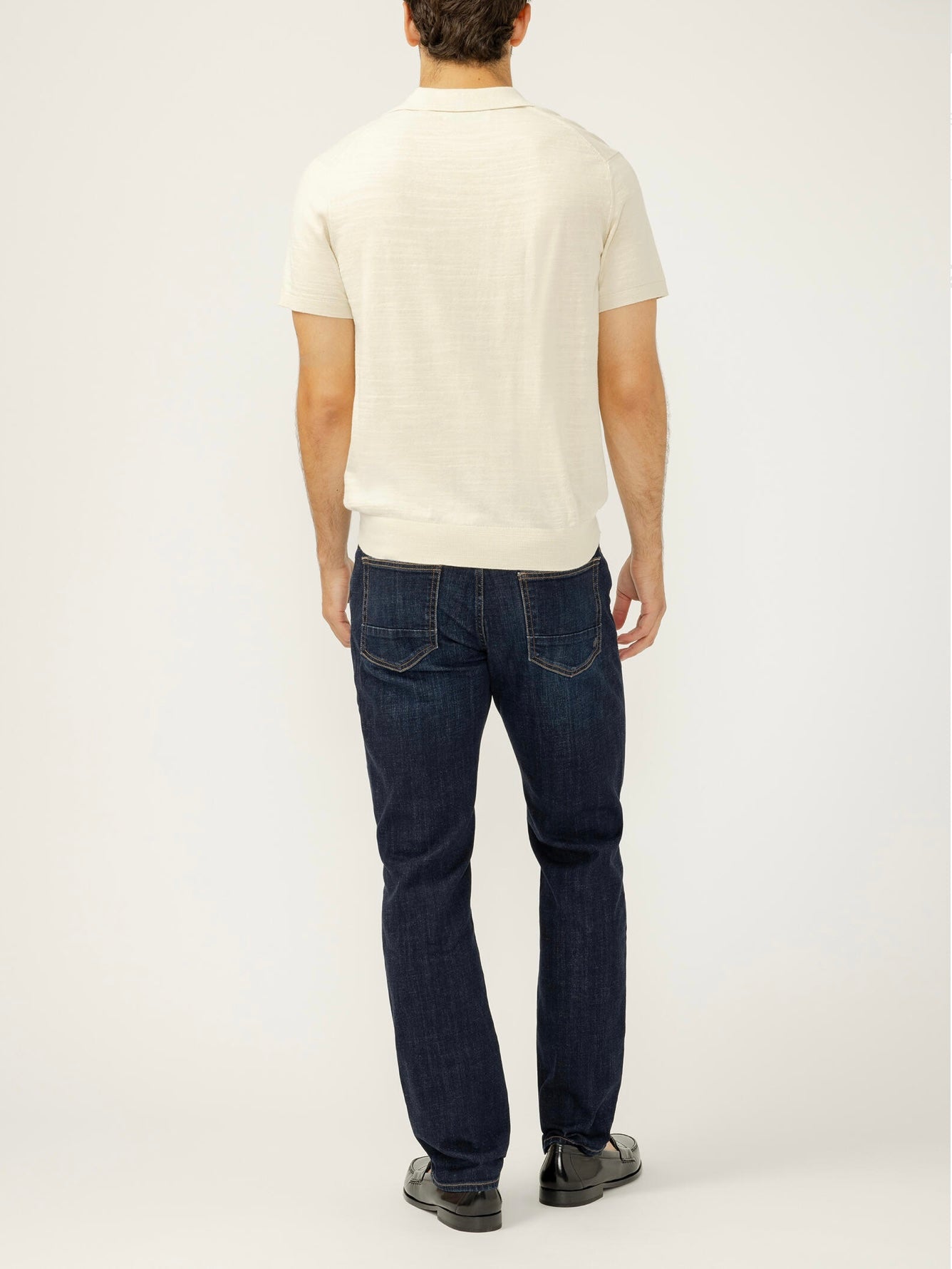 Machray Classic Fit Slim Straight Leg Jeans M63412LDS499 - Silver Jeans Co.