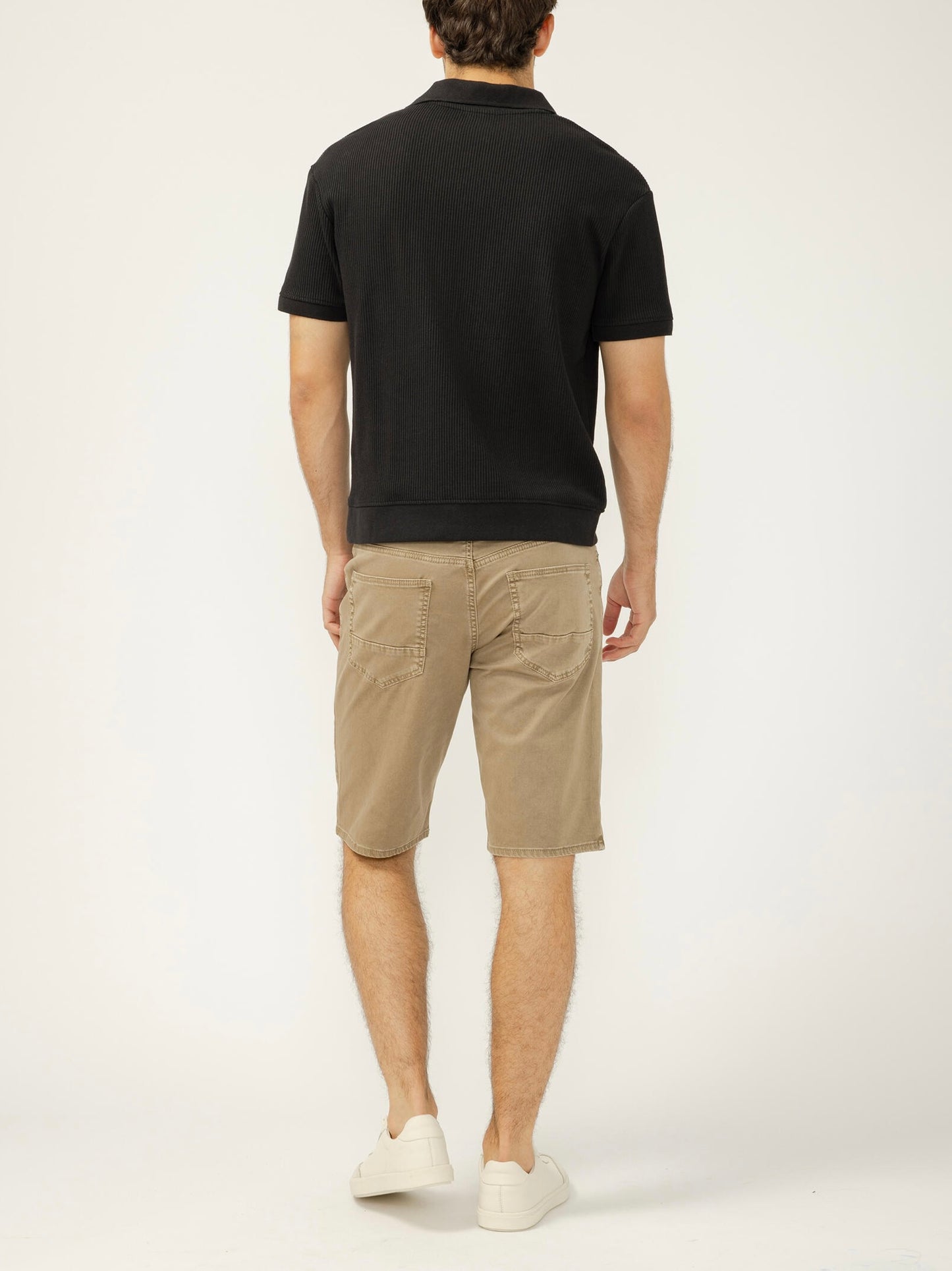 Zac Relaxed Fit Essential Twill Shorts M52402CBT675- Silver Jeans Co.