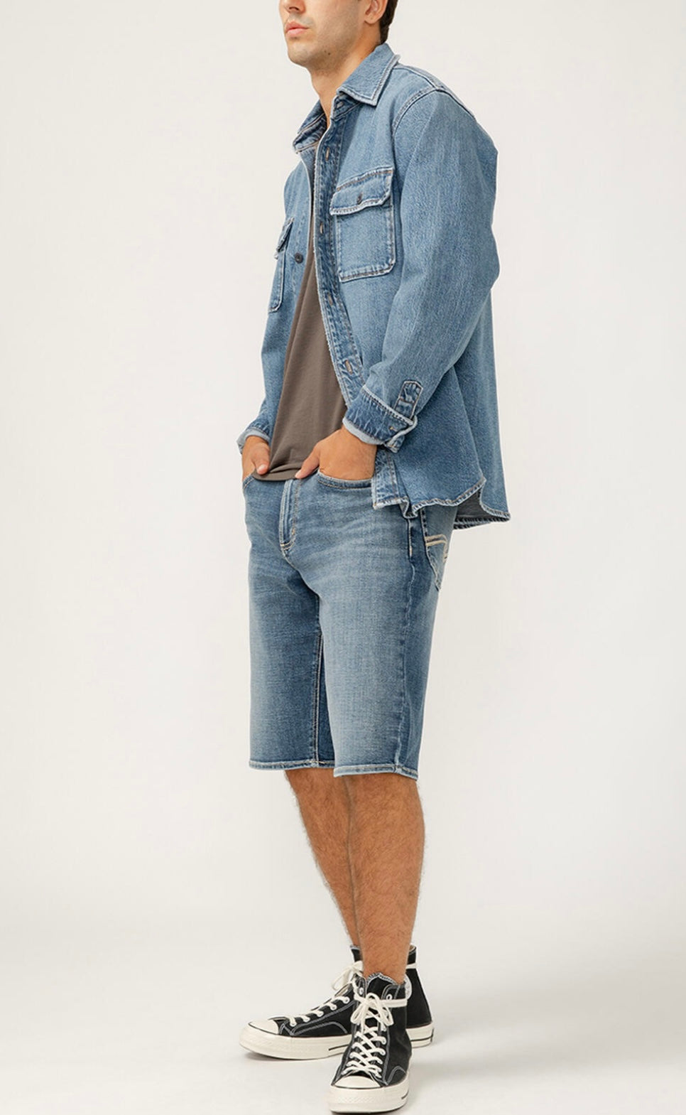 Men’s Denim Shirt Jacket
