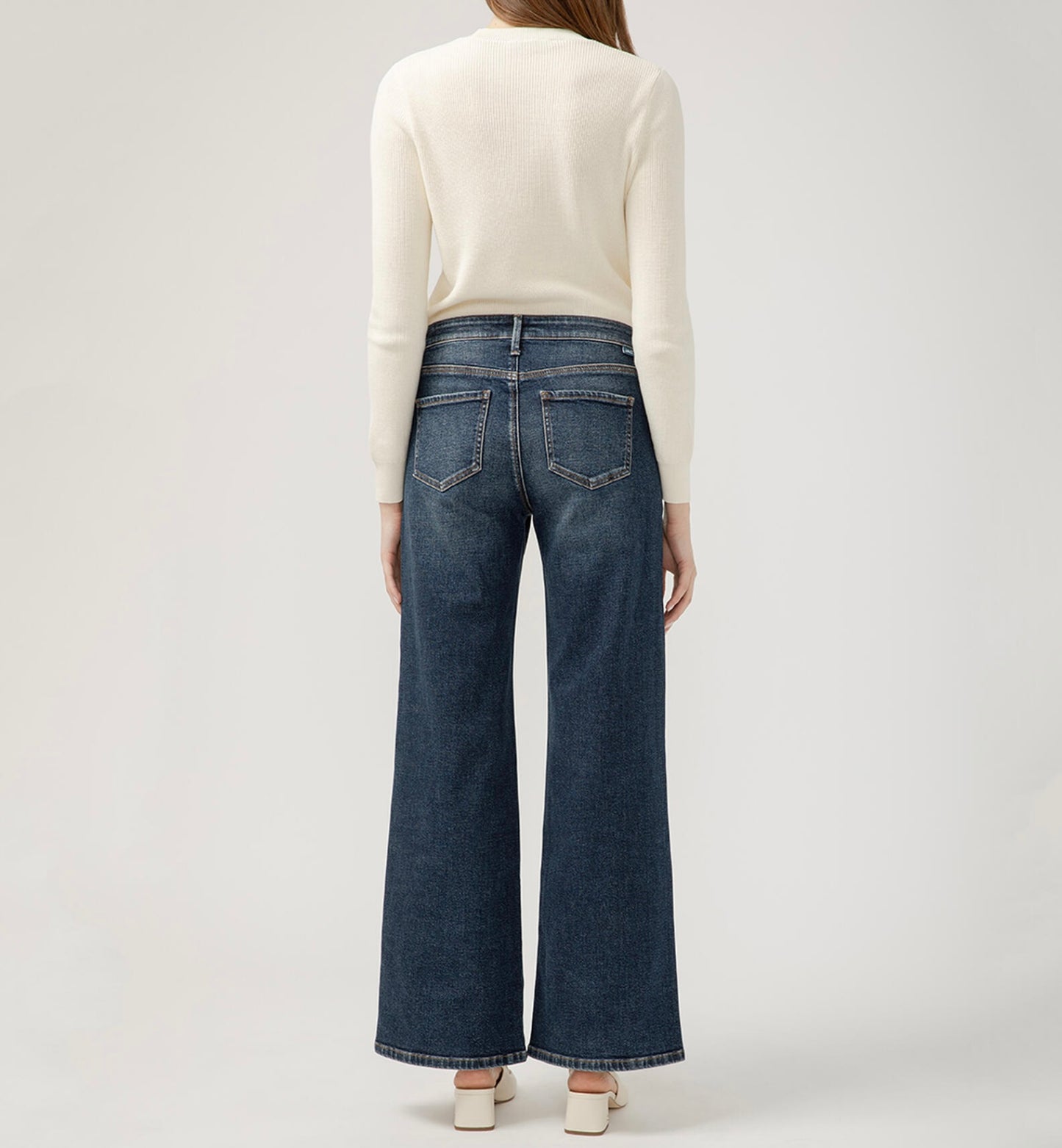 Willow Mid Rise Wide Leg Jeans - JAG