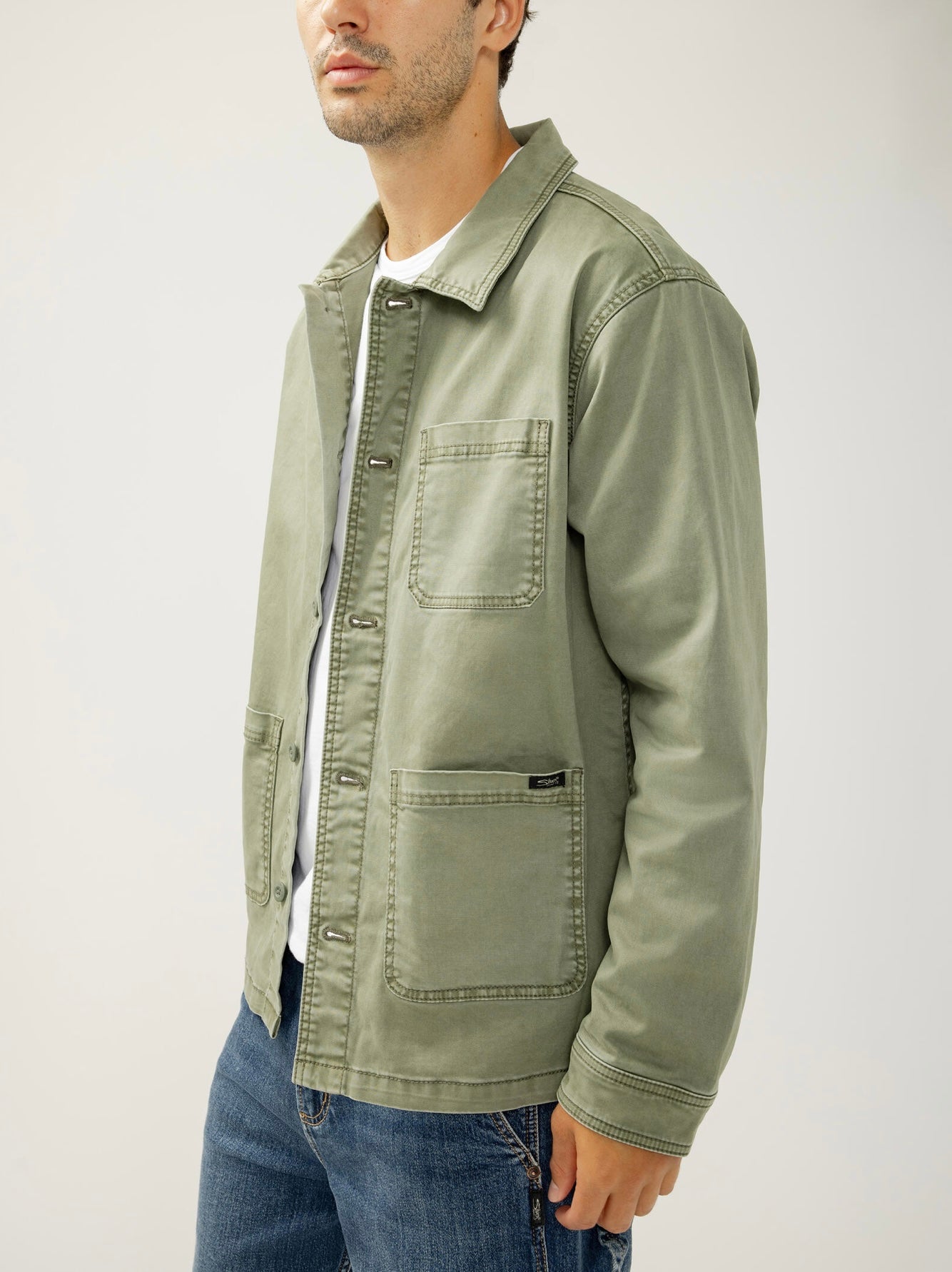 Essential Twill Chore Jacket MJ0028CBT675 - SilverJeans Co.