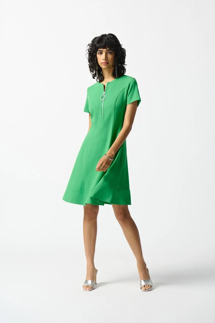 Joseph Ribkoff - 242031 Island Green Scuba Crepe Fit and Flare Dress Posies Flowers & Fashion Inc. Joseph Ribkoff - 242031 Island Green Scuba Crepe Fit and Flare Dress Posies Flowers & Fashion Inc.