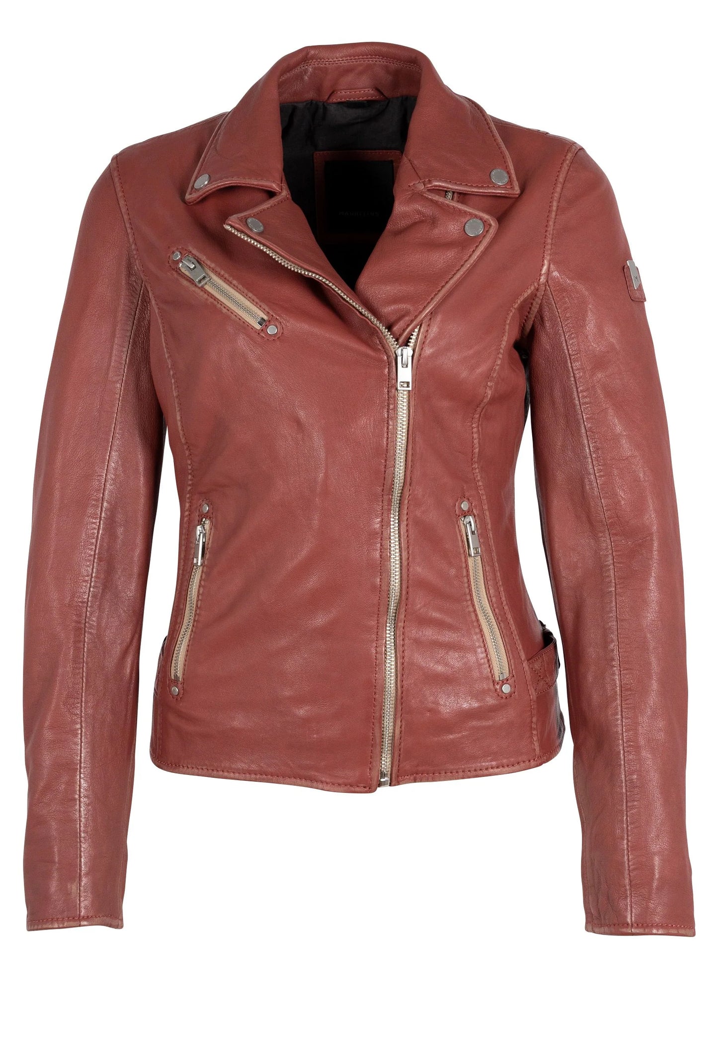 Sofia RF Leather Jacket, Astro Dust - Mauritius Leather