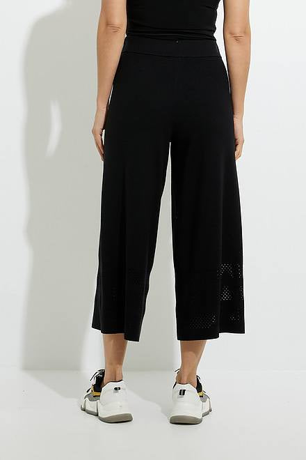 Wide Leg Trouser Style 224948 - BLACK Joseph Ribkoff