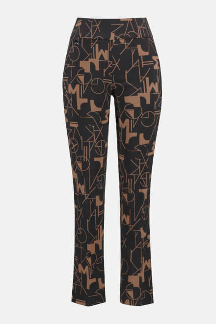 Abstract Print Straight Leg Pants Style 233279 - Joseph Ribkoff