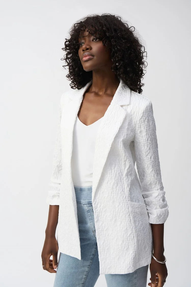 Woven Jacquard Boxy Blazer 242034S25 - Joseph Ribkoff