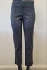 Grey Leopard Print Leggings by Bali Corp, featuring a dark gray and black leopard pattern, are displayed on a mannequin against a plain light background.