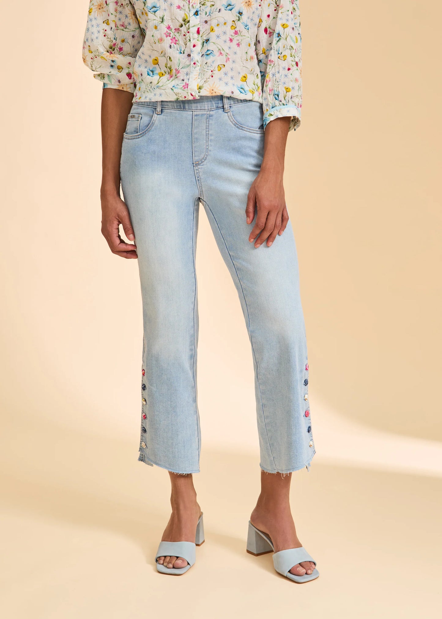Pull-On Boot Crop Denim, Blue Eclipse 2989669-BLUEC-0 - French Dressing Jeans