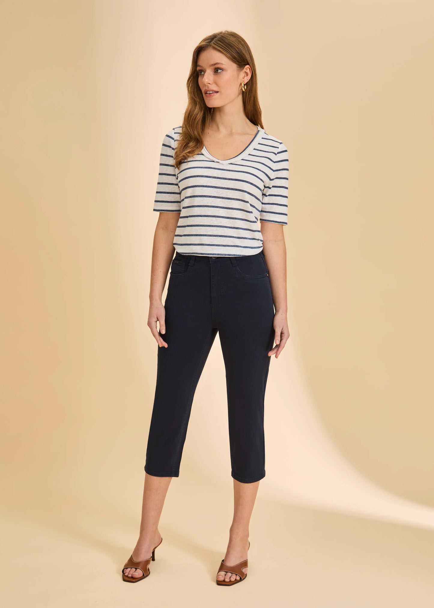 Suzanne Capri, Navy 6980511-NVY - French Dressing Jeans