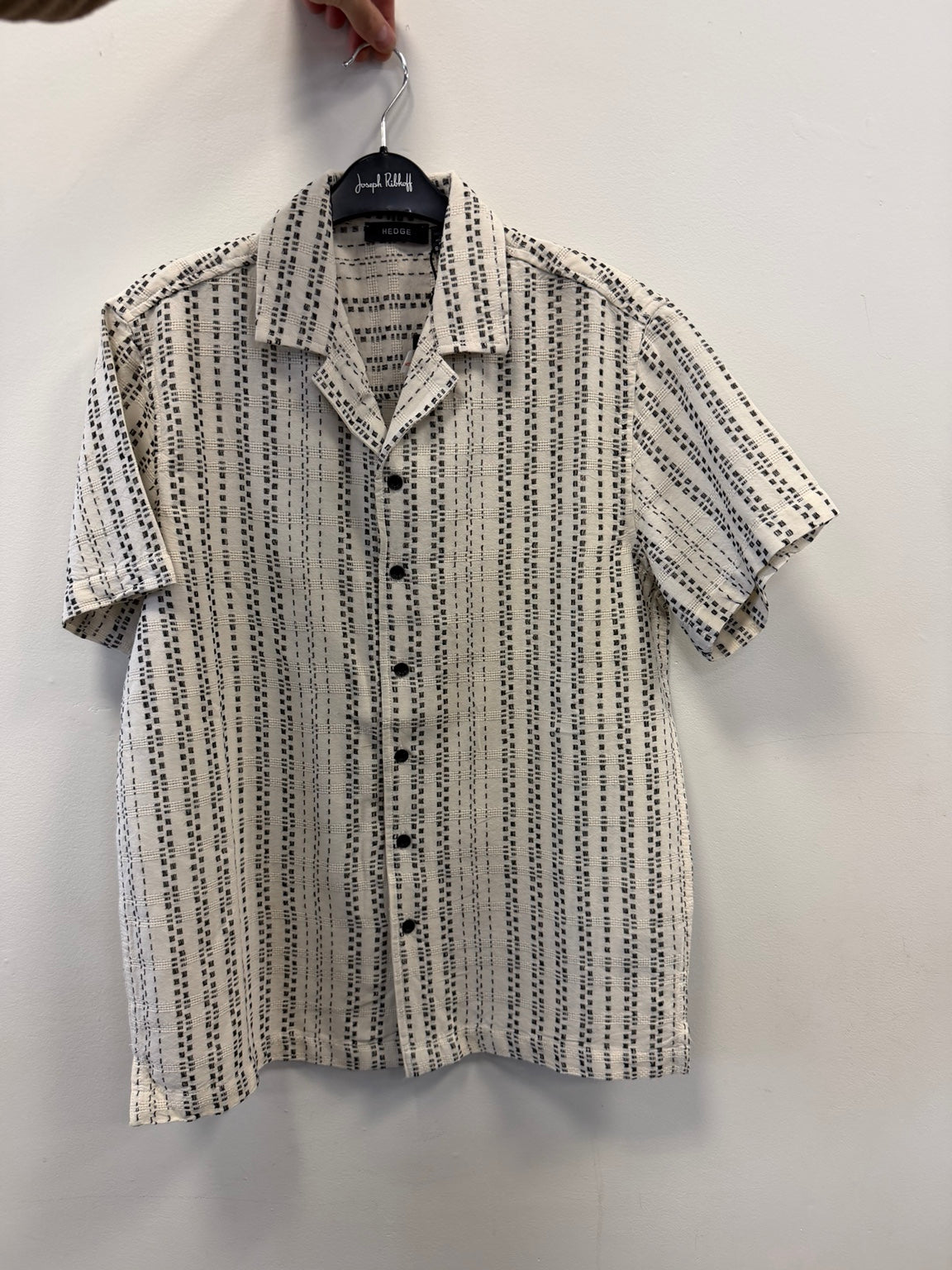 Anka Short Sleeve Men’s Shirt 57MW01430FQCB Cream -Hedge
