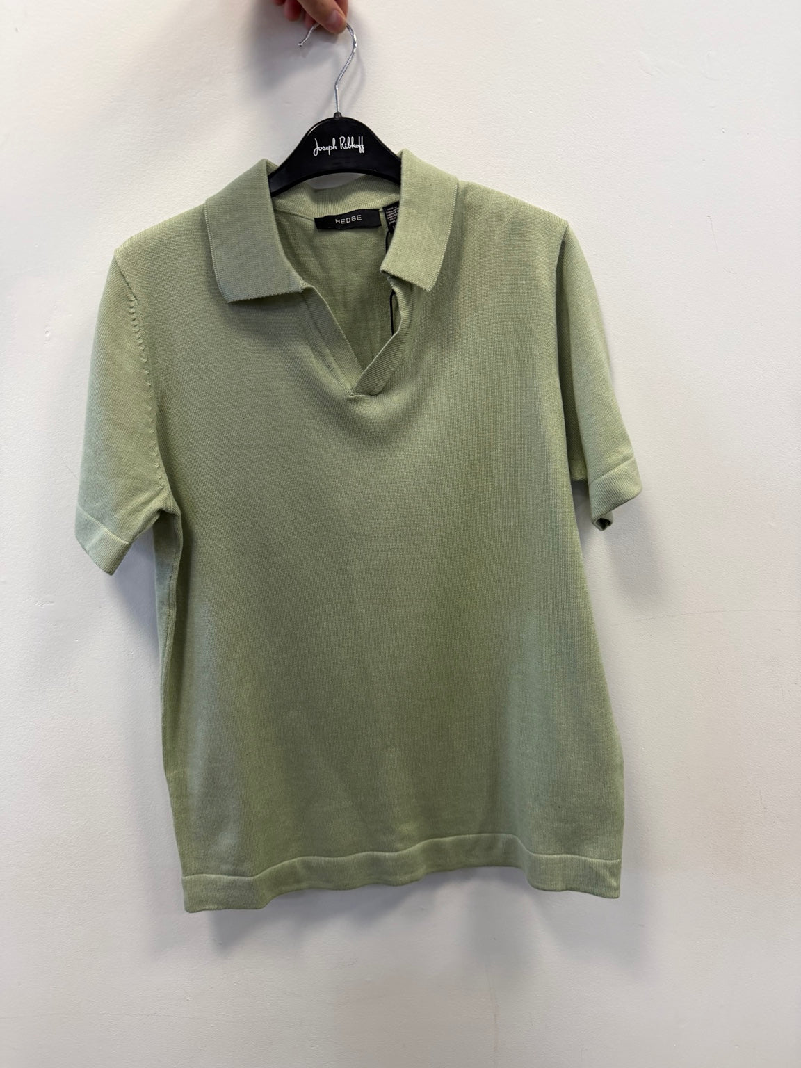 Johnny Collar Sweater Sea-foam 56MS304SF335 - Hedge