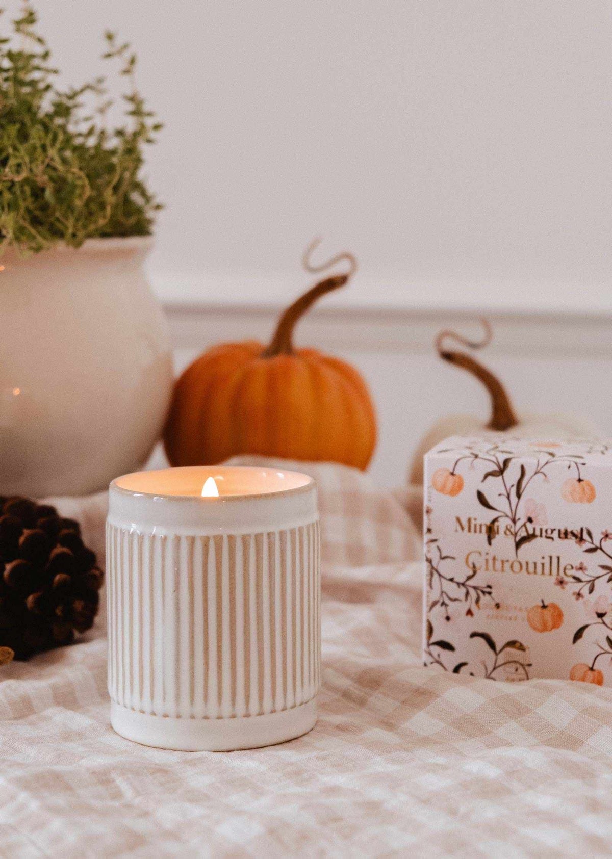 Citrouille- 8 oz Reusable candle