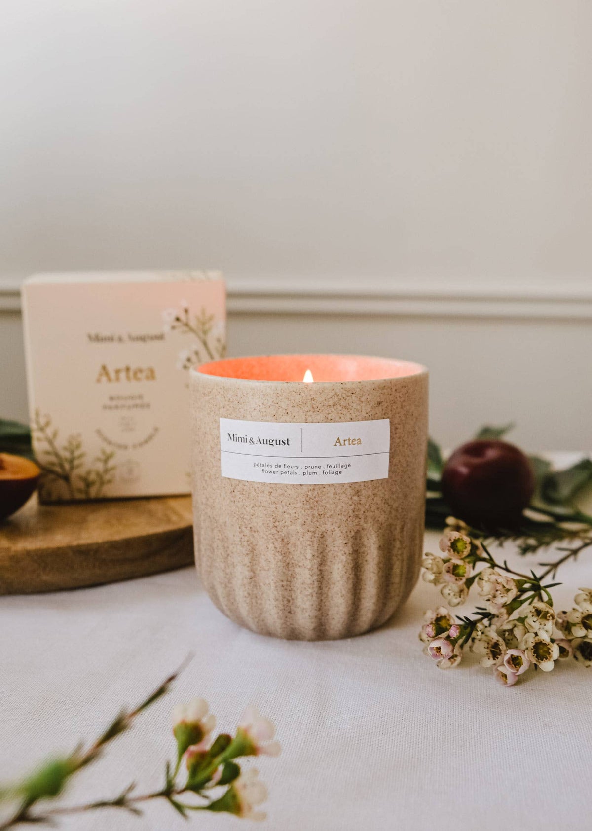 Artea reusable candle: 5.5 oz